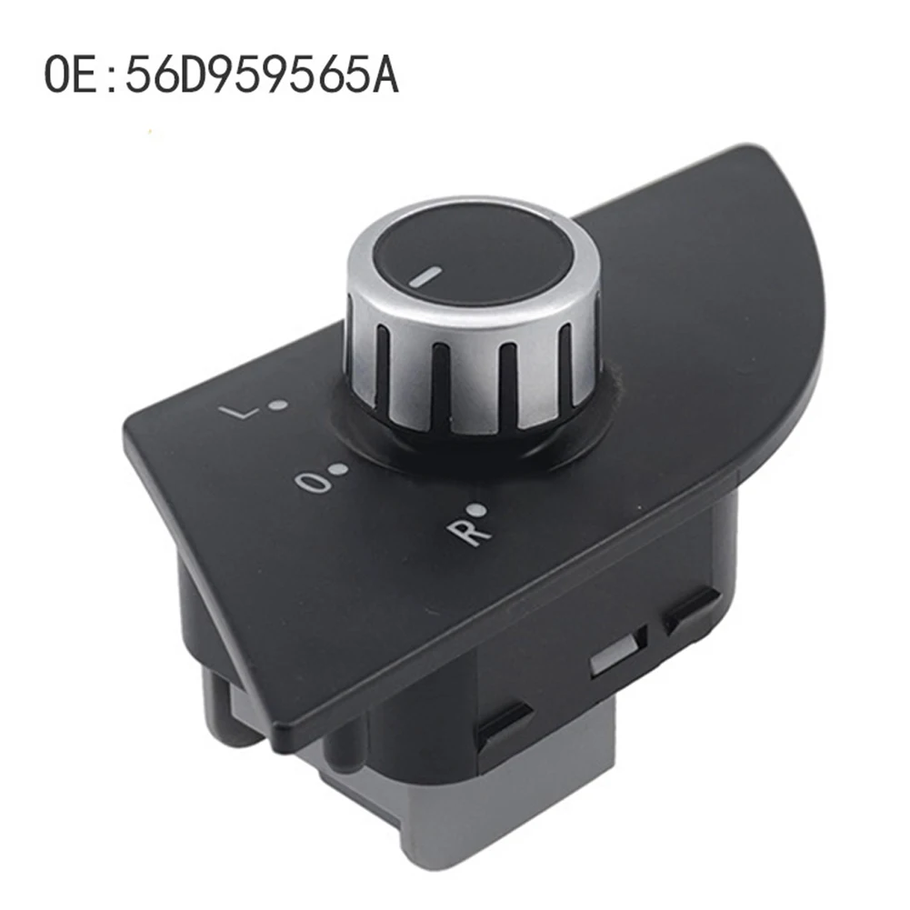 

Переключатель регулировки зеркала заднего вида 56D959565A Хромированный переключатель регулировки зеркала Гальваническая ручка Автомобильные аксессуары