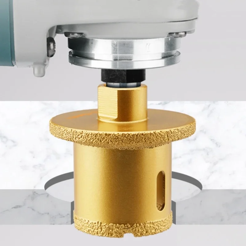 1PC Drill Bit Hole Opener Grinder Brazed Diamond Hole Drill Saw Core Bits For Marble Tiles Washbasin Hole Opener Diamond Drill