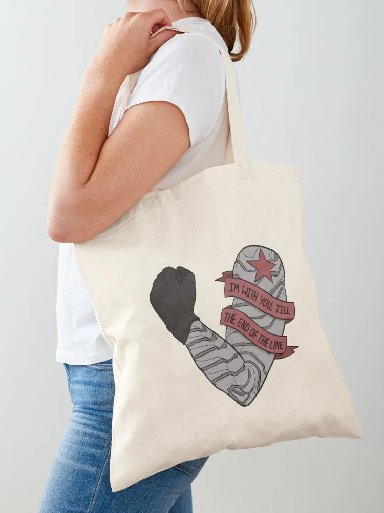 

i’m with you till’ the end of the line (#2) Tote Bag shopper bag woman Women's bag women shopping cart bags