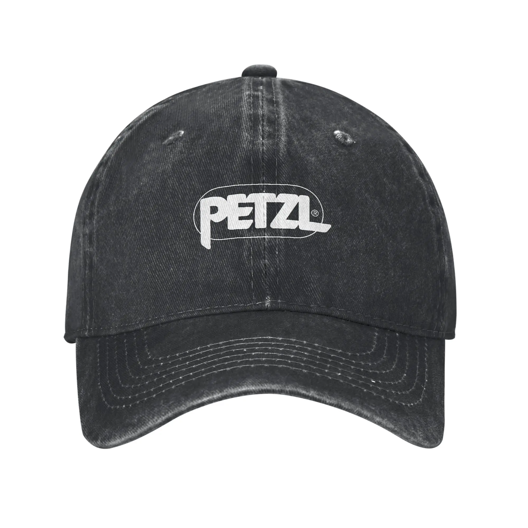 Gorra de Béisbol PETZL Life, Gorra de Mezclilla de Algodón Lavado Estilo Vintage, Gorra Trucker Retro Unisex, Visera Ajustable