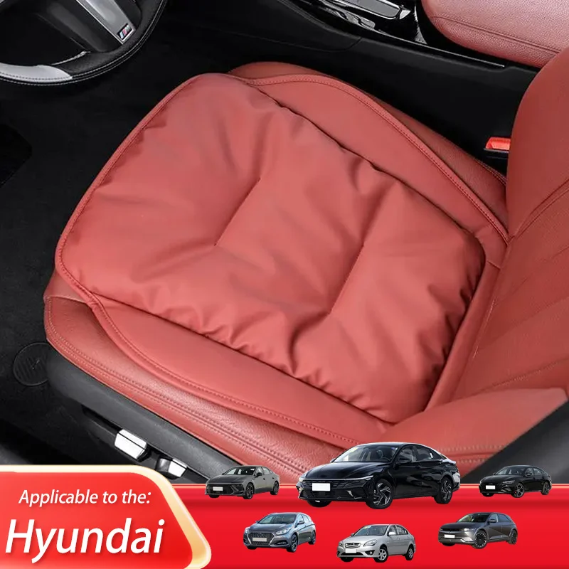 Car Seat Cushion Luxury Leather Support Pad High Rebound Sponge Seat Cover For Hyundai i10 LAFESTA Elantra