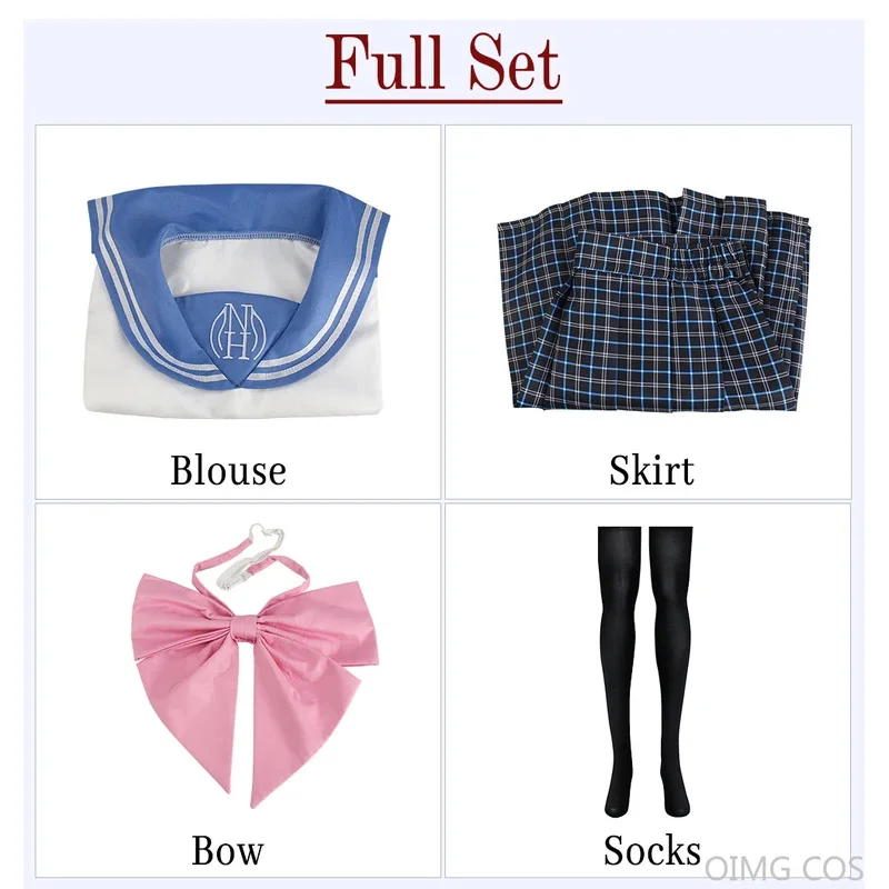 Maizono Sayaka Cosplay Anime Costume Super Danganronpa Uniforme per donna Halloween *.1