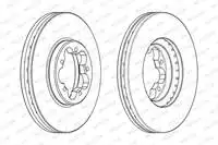 Store code: DDF2469 inner brake disc (aynas) TRANSIT TOURNEO CUSTOM V362 tdci 13 / CAP: (288 × 33) rear single wheel