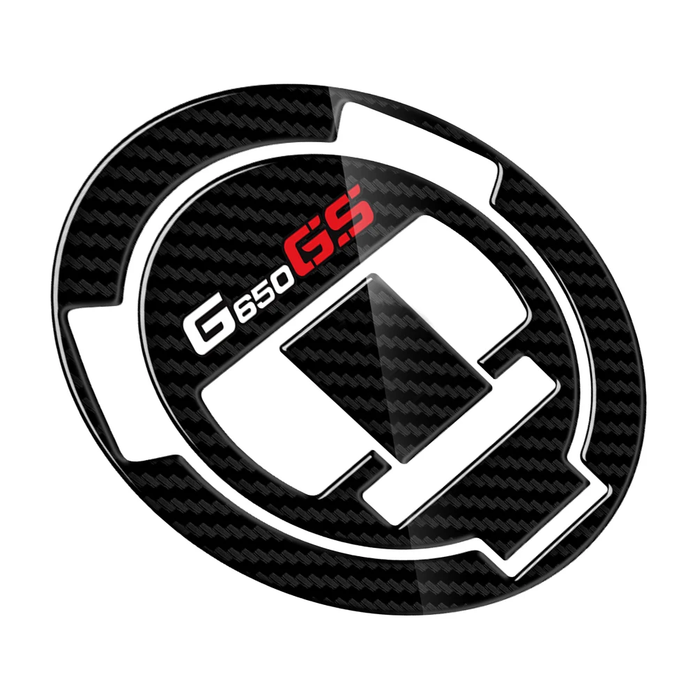 Carbon Fiber Motorcycle Fuel Tank Pad Cap Decals Gas Cap Sticker For BMW G650GS G650 GS G 650 GS