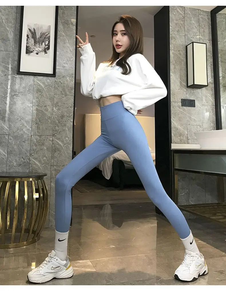 Leggings femme pantalon cloche-bas épissé léger pantalons de survêtement simplicité Zip filles doux extensible Feminina noël Push Up