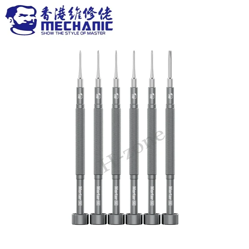 Mechanic MORTAR SE Magnetic Screwdriver Set Y 0.6,Pentalobe 0.8,Phillips 1.2 /1.5 ,Inner Hex 2.5 ,T2 Screwdriver Repair Tool Kit