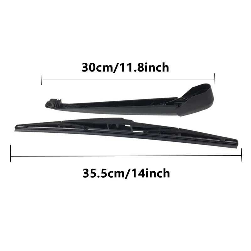 Rear Arm Windshield Wiper Blade Set Replacement Fits For 2013-2016 MAZDA CX5 CX-5 2010 2011 2012 2013 2014 2015