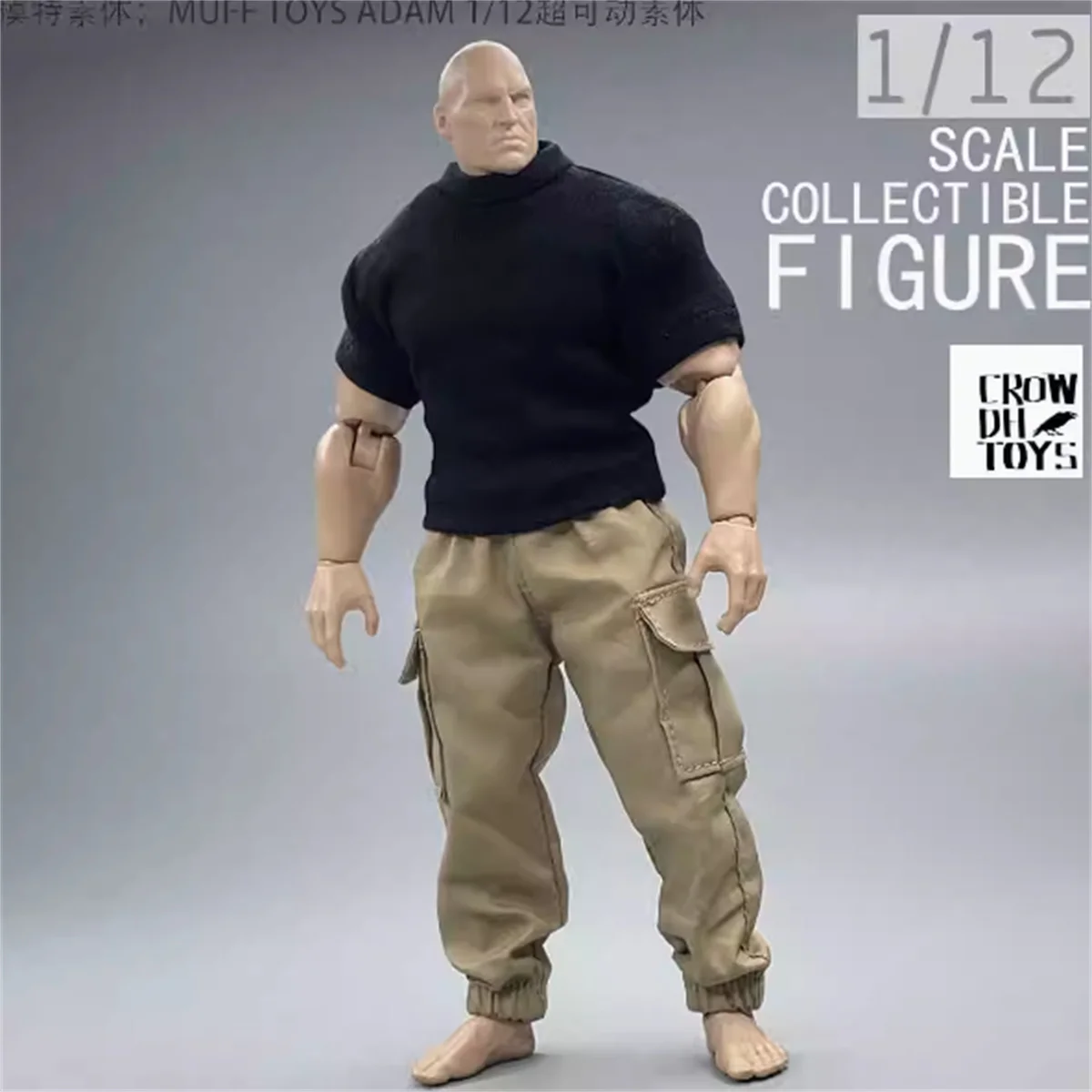 MUFF TOYS 1/12 Male  Shirt Short sleeve  Clothing  Fit 6'' TBL  Action Figure Strong Muscle body  JIao DOll  Body AnimeToys