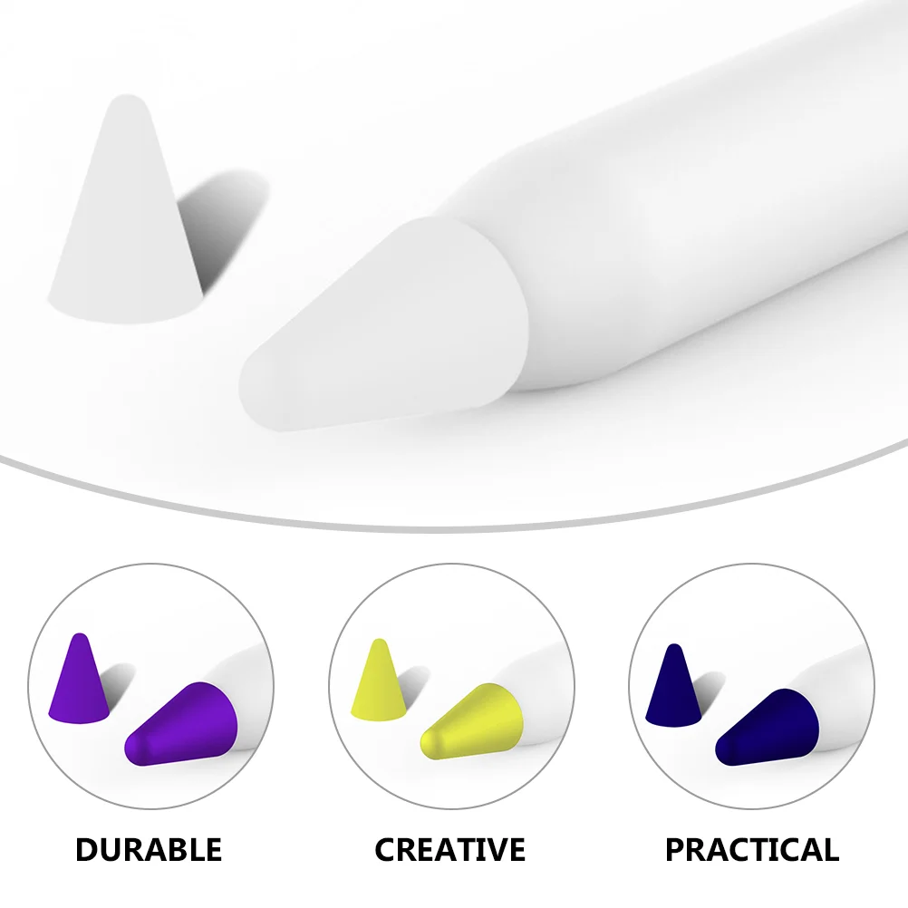 45 ชิ้นฝาครอบปากกาสไตลัสป้องกัน Dot Caps สําหรับสัมผัสแขนป้องกันซิลิกาเจลซิลิโคน Nibs