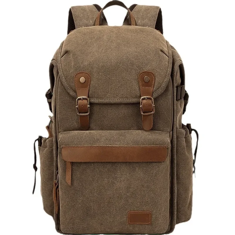 2026 Fashion Shoulder Camera Bag for Micro Single SLR Universal Double Strap Multi Functional Outdoor Photography Backpack