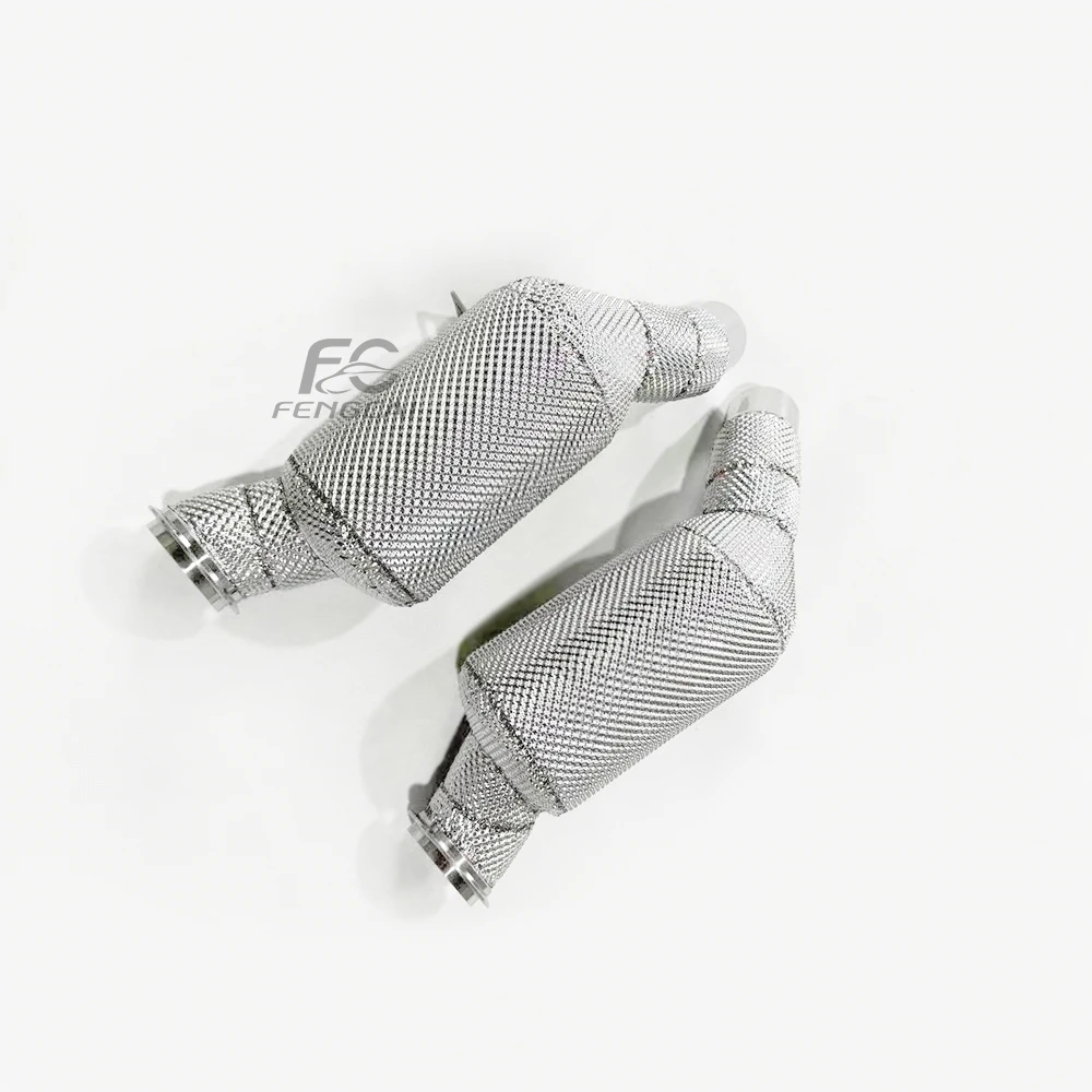 

Suitable for Alfa Romeo Giulia Quadrifoglio 2016-2024 2.9T high-performance exhaust pipe with insulated downspout