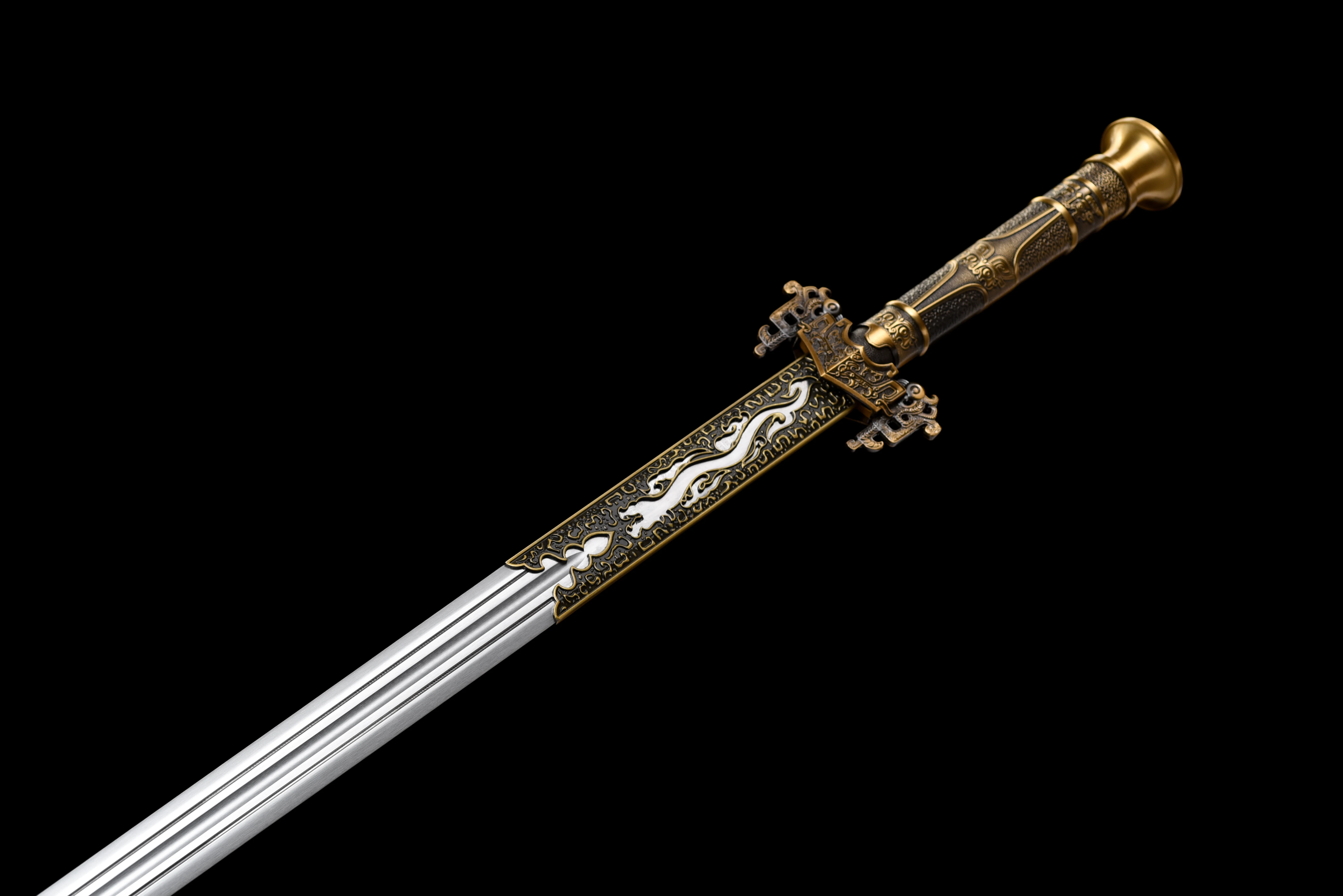 Medieval sword, Ancient Chinese cold weapons, Battle preparation katana steel Sharp ninja Kung fu martial arts men's gift good - view 4