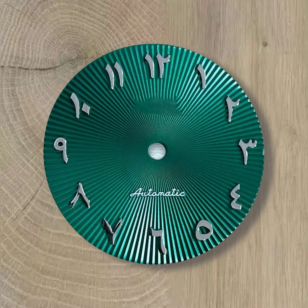 28.5mm S Logo Arabic NH35 Dial 3/3.8/4.2 o'clock Crown For NH35/NH36 Movement NH35 Accessories ﻿