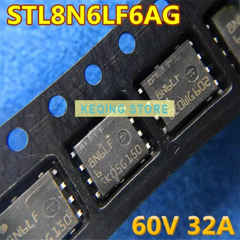 10PCS Used+Not NEW+Send after Measure STL8N6LF6AG