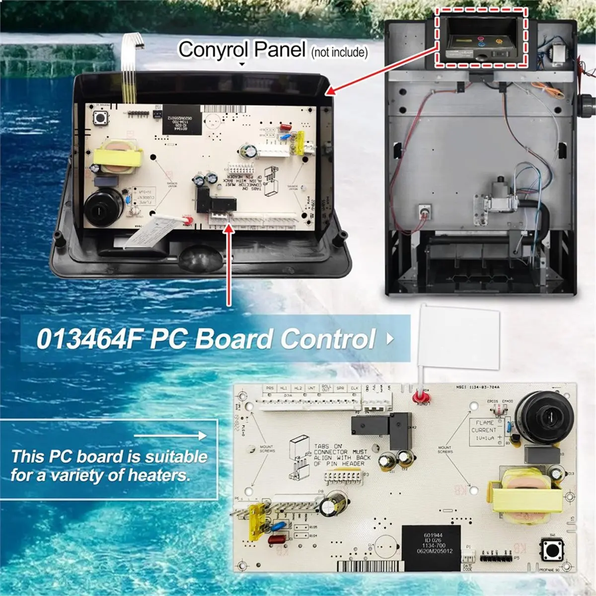 a01r]-013464f-carte-de-controle-pc-pour-chauffage-au-gaz-numerique-modeles-185b-265b-335b-405b-206a-266a-336a-406a-207a-267a-337a