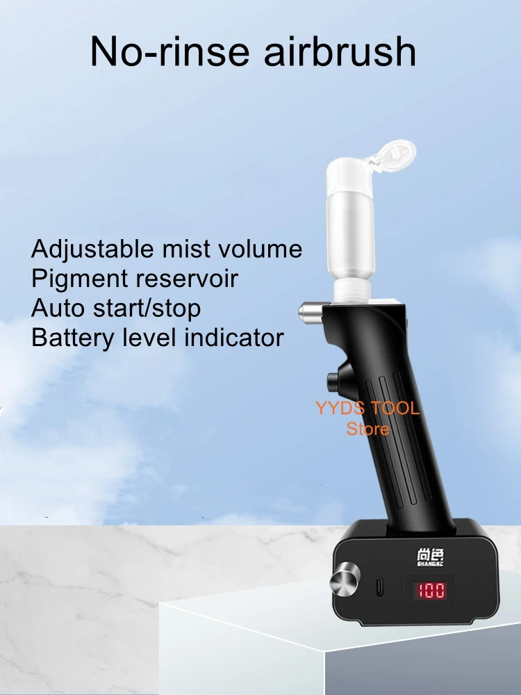 Electric No-Wash Spray Gun for Gundam Models Rechargeable Portable Spray Paint Gun Turtle Pump Spray Gun