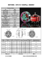 Rcinpower Gts V3 1404 Plus 3850kv 4680kv 3-4s Brushless Motor Toothpick For Rc Fpv Racing Freestyle Toothpick Drones Diy Parts