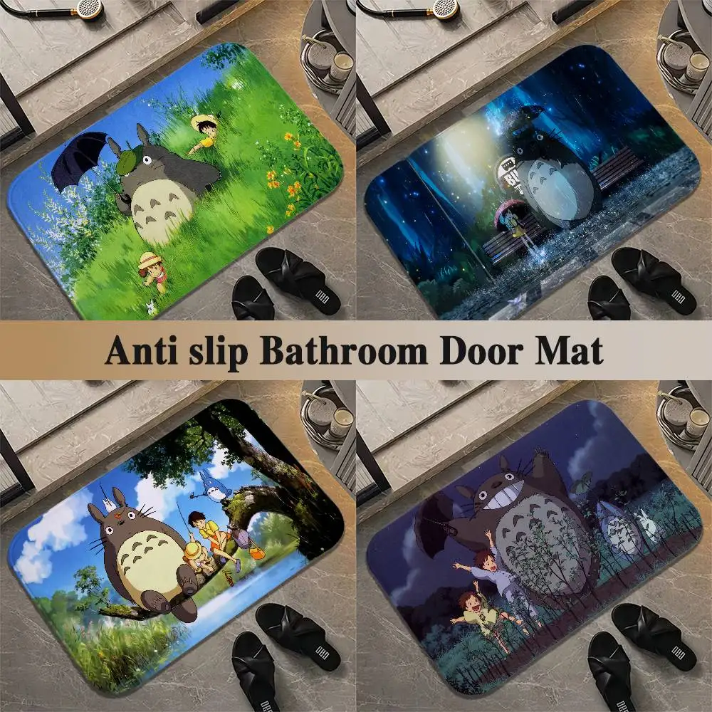 

Totoro Floor Mat Printed Large Carpets Room And Bedroom Carpets Bathroom Anti Slip Door MATS Small Carpets