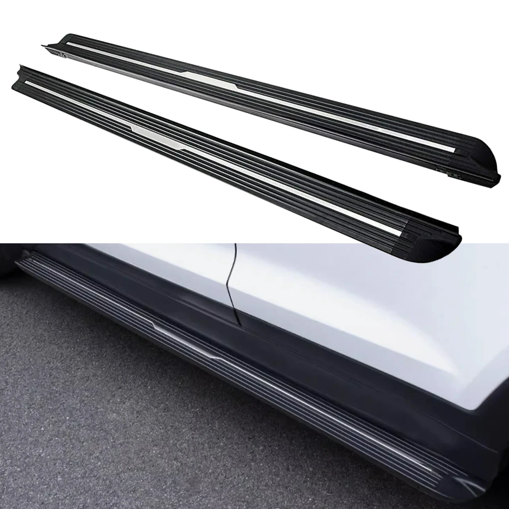 2 pcs fit for Volvo XC60 2013-2017 Running Board Side Step Nerf Bar Aluminium (with brackets)