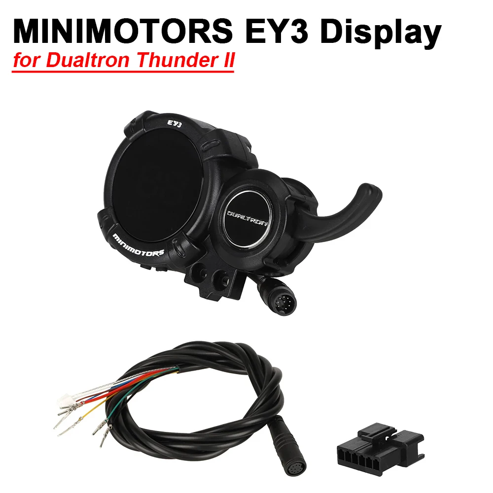 EY3 Display Throttle with Waterproof Cruise Control Cable for 52-84V Dualtron Series E-Scooter MINIMOTORS Replacement Spare Part