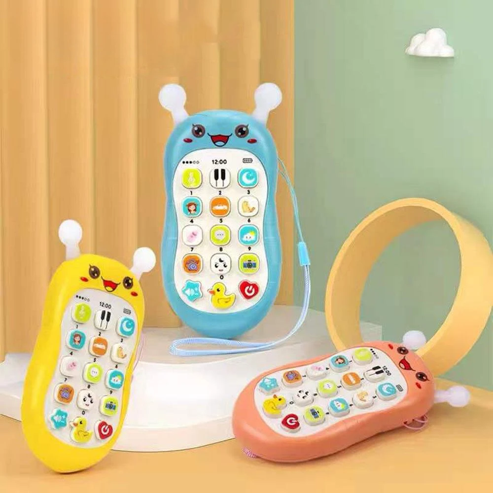 Baby Mobile Phone Infant Early Education Telephone Learning Machine Simulation Bite Intellectual Phones Children 0-3 Years Old