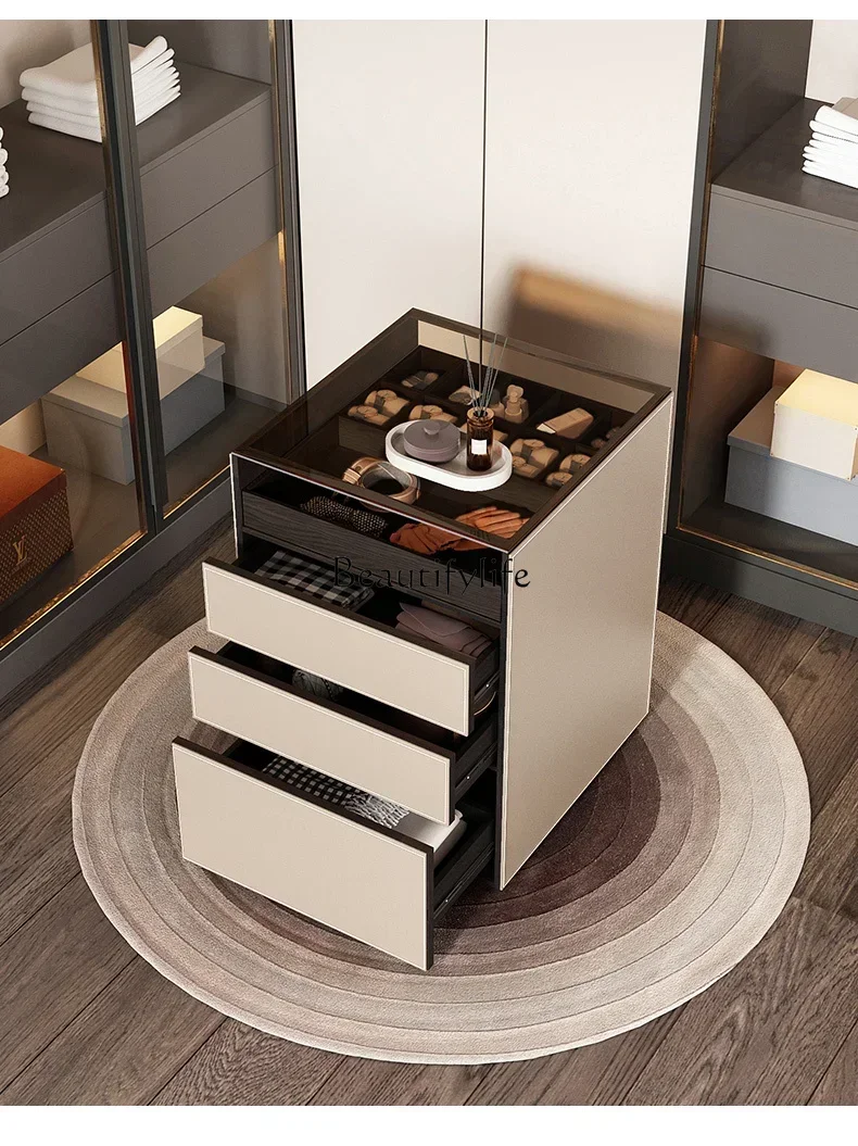 

LXСовременная минималистичная стойка Zhongdao, гардеробная, напольный шкаф-витрина для спальни, простой двусторонний шкаф для храненияSSS