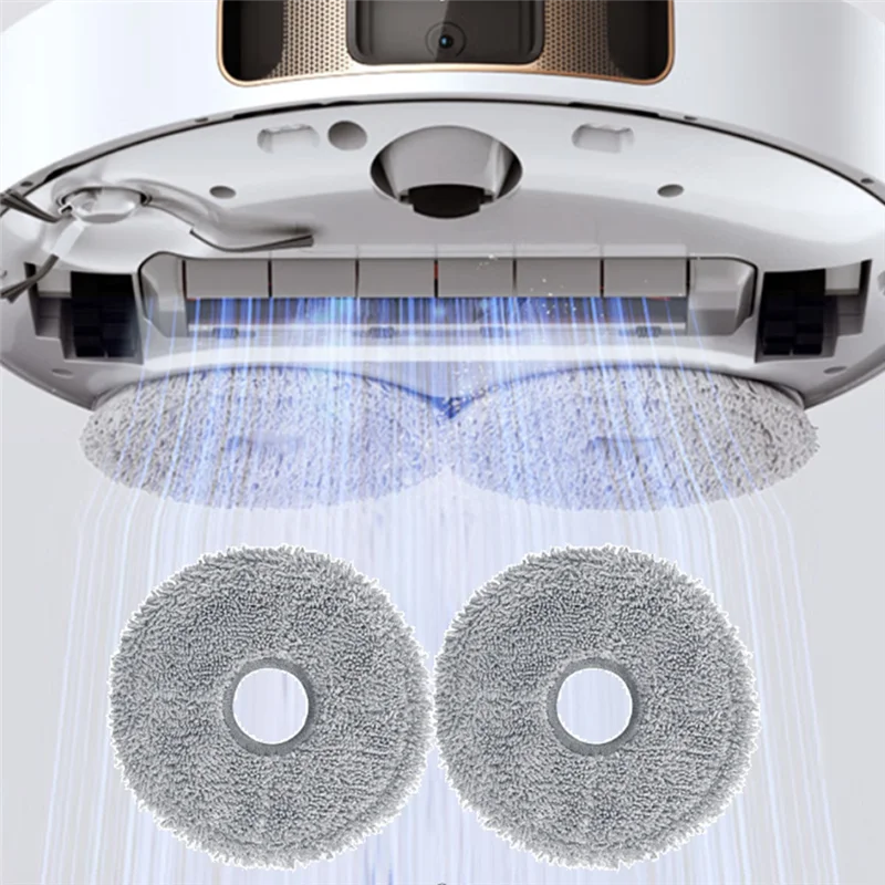 ABRG-17PCS para Roborock Q Revo Maxv / Roborock P10 Pro piezas de Robot aspirador filtro de Cepillo Lateral principal paños de fregona bolsa de polvo