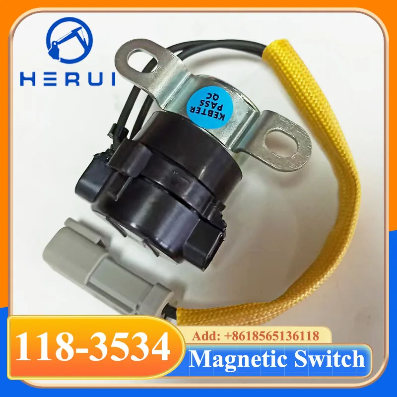 Excavator Parts E320B E320C E320D Excavator Magnetic Switch 118-3534 1183534 Heater Relay 1251302 125-1302