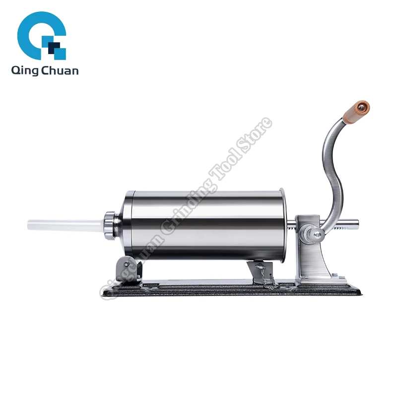 

Sausage Stuffer Small Commercial Table Homemade Sausage Machine Bacon Stainless Steel Minced Meat Hand-Crank Sausage Stuffer