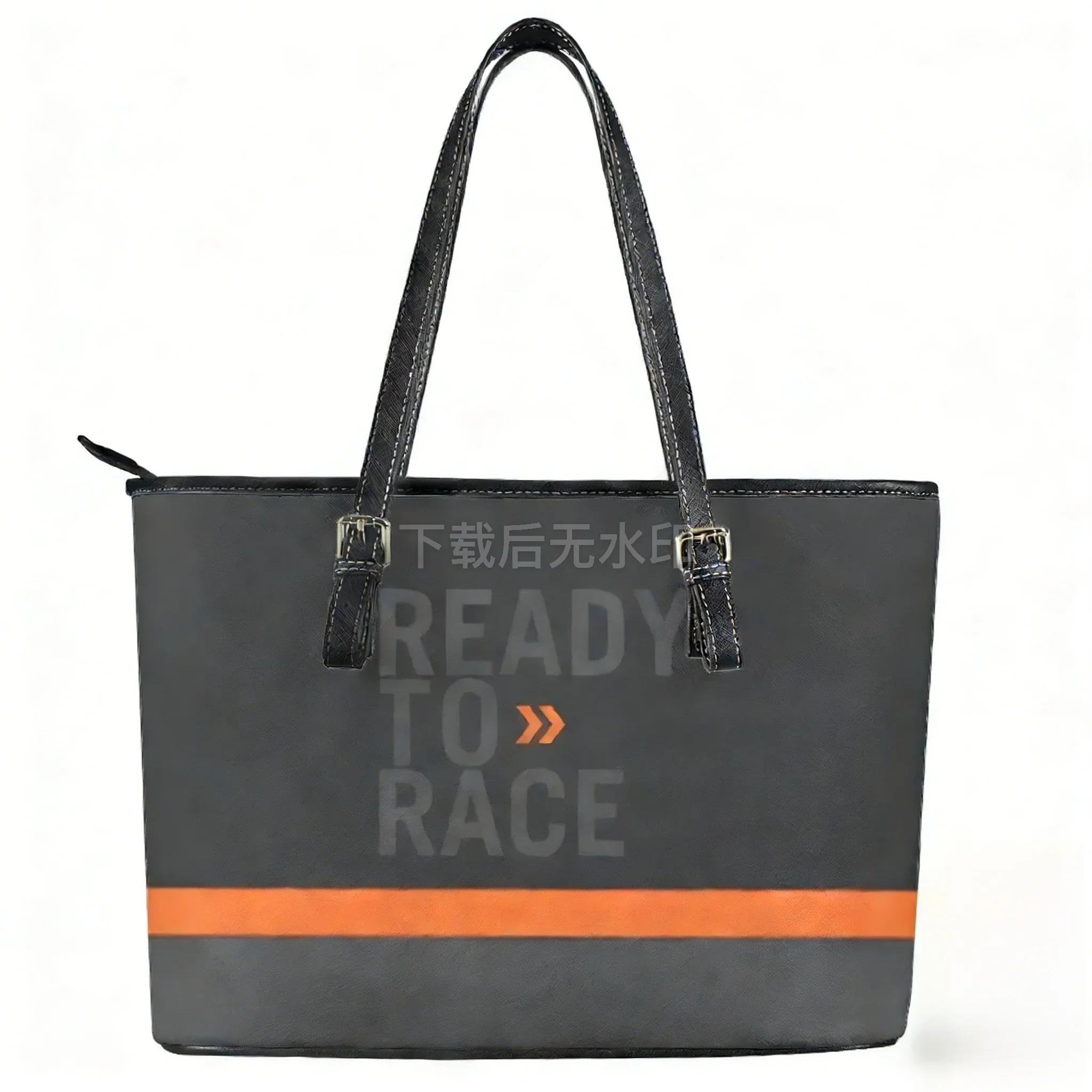 Ready To Race Custom Handbag Womens Mens Motorsport Rider Tote Bag Shoulder Bag Business Leather Purse Travel Bag Gift - view 3