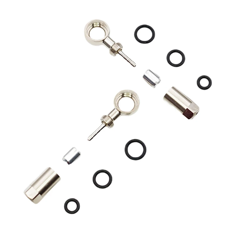 Conector Banjo de freno de disco de bicicleta, Kit de tornillo de anillo de aceitunas de aguja de aceite para SRAM Level TLM/Ultimate A1, pinzas de código R B1