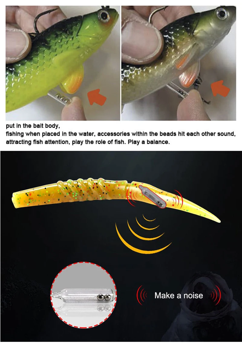 Tube Fly Jig sonoro – Accesorios pesca agua salada - imagen 5