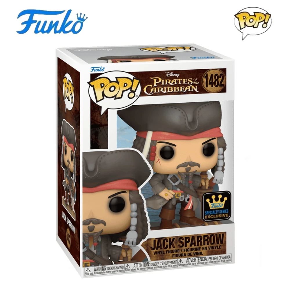Jack Sparrow 1482 Figures Funko Pop Disney Pirates of the Caribbean Vinyl Figure 4.3 inch Collect Limited Edition Model Toy Gift - Image 3