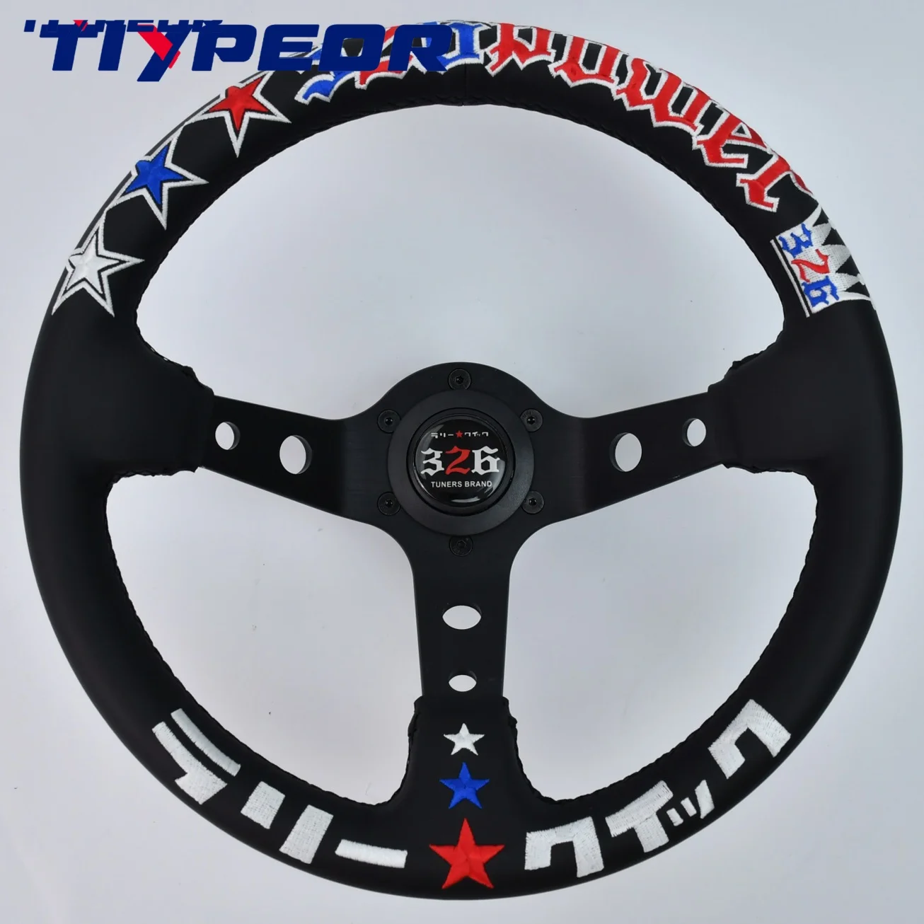 Tiypeor high-quality 14 inch 350 South Korea golf cart steering wheel with Accessories