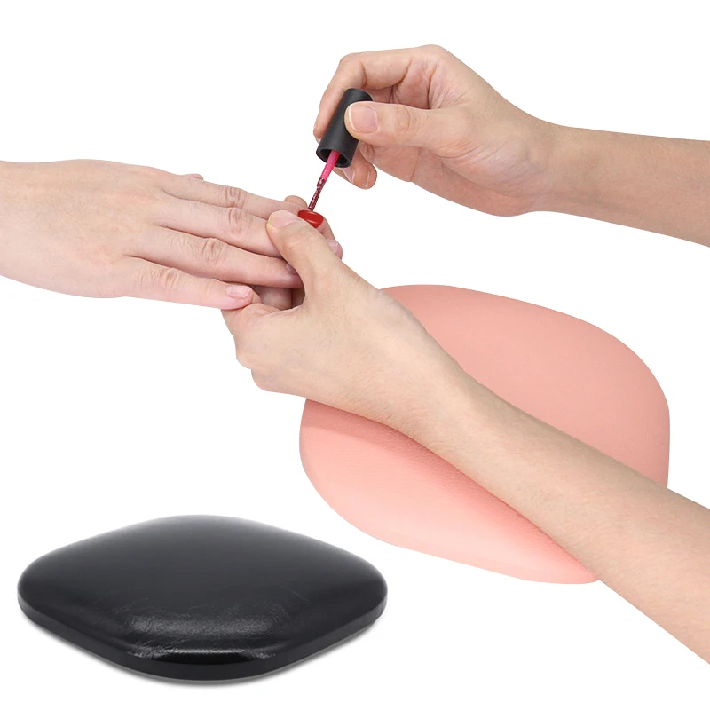 Microfiber Leather Nail Arm Rest Professional Non-Slip Nail Technician Arm Rest Pillow Cushion Salon Manicure Elbow Pad