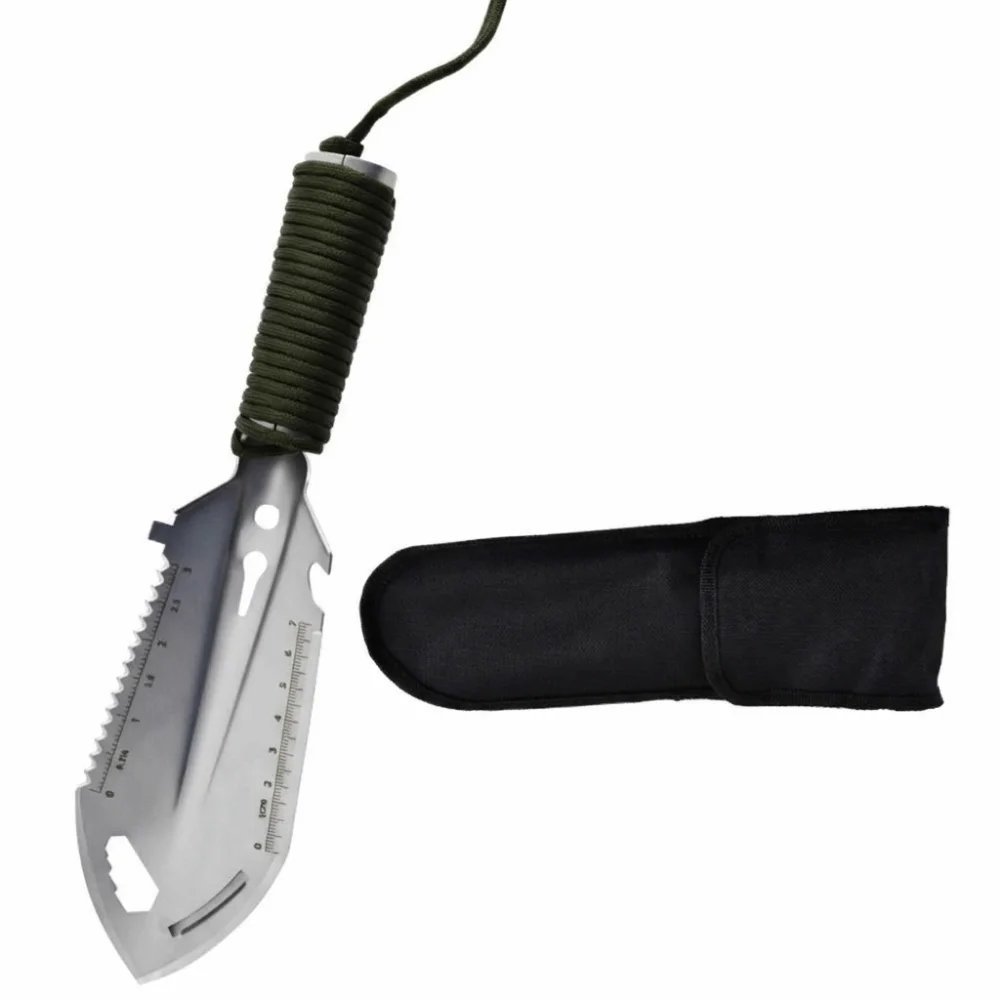 Pinic Portable Camping Trowel Multifunctional Special steel Outdoor shovel Ultralight Measurable Multifunction Shovel Hiking