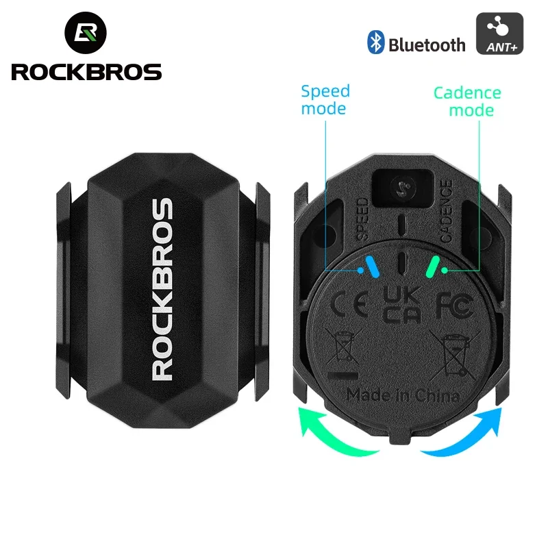 AliExpress ROCKBROS ANT+ Bike Cadence & Speed Sensor - Waterproof Dual-Mode Sensor Compatible with Garmin Bryton XOSS GPS Bike Computers