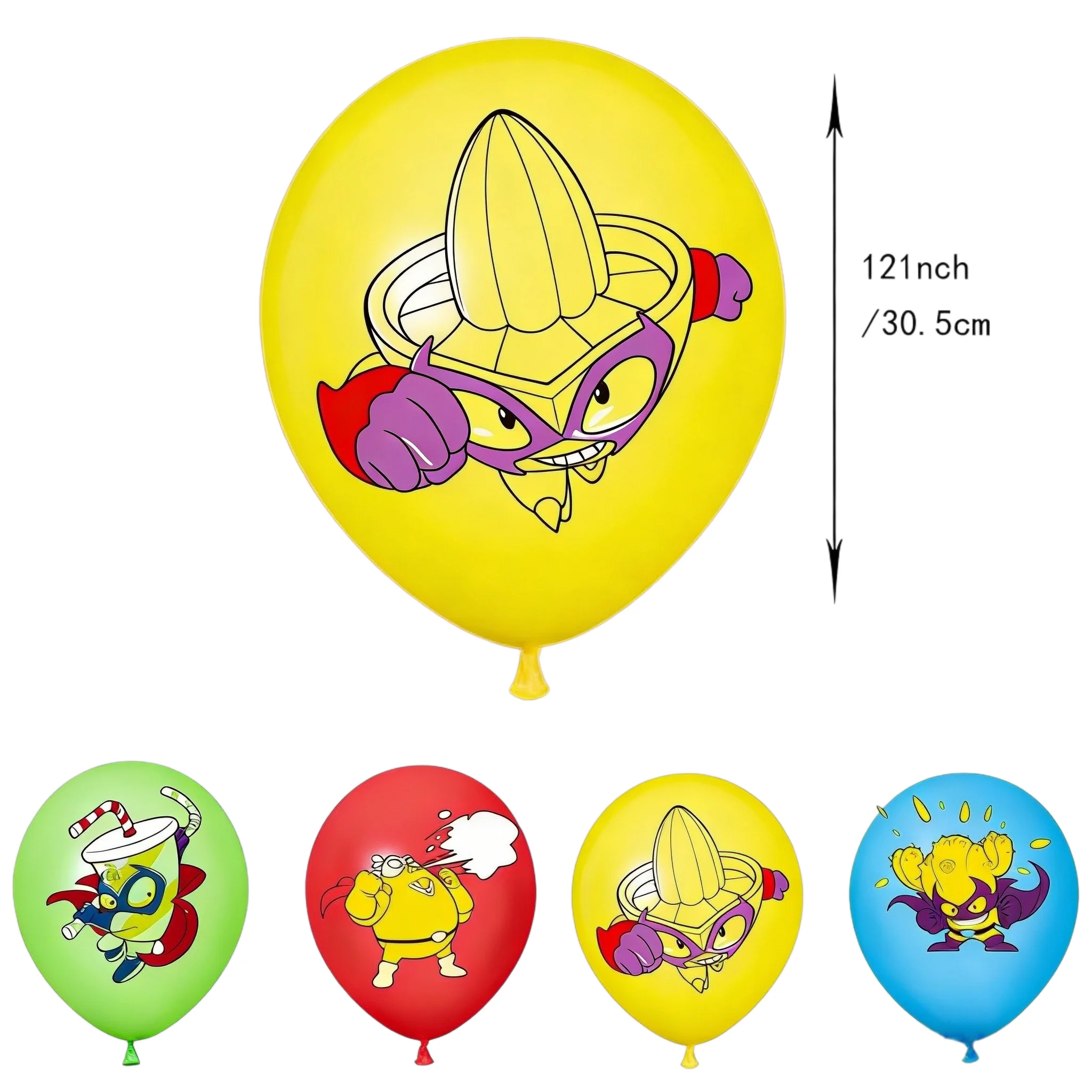 Superthings Themen-Geburtstagsparty-Dekoration Superzings Zahlenballons Hintergrund Tortendekoration Partyzubehör Babyparty-Geschenke – Detail 5