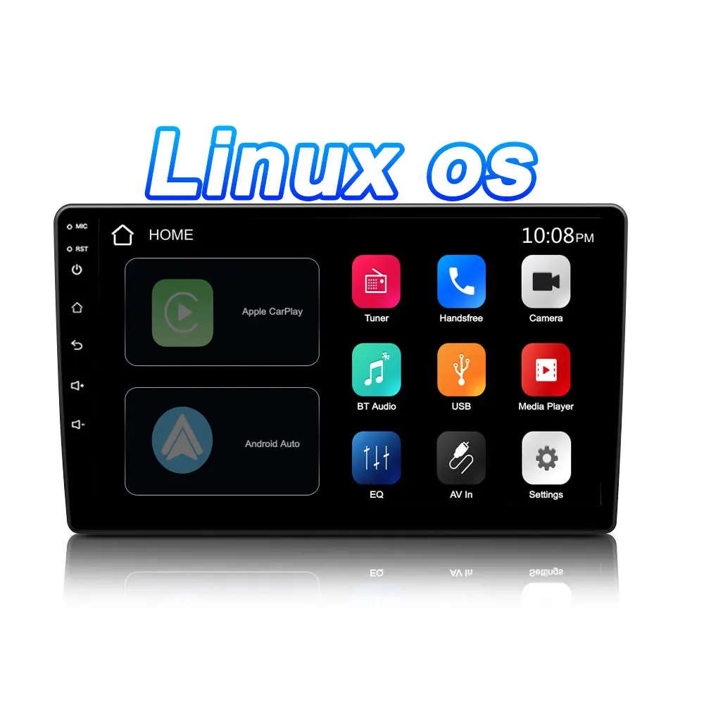 راديو سيارة OEM مقاس 9 بوصة مرخص Carplay Linux Universal Android Auto Car GPS الوسائط المتعددة AVN شاشة راديو إنفوتاينمنت Carplay #2