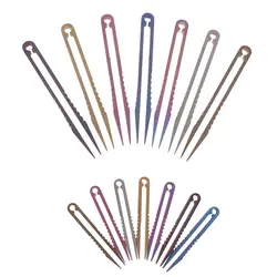 Titanium TC4 Tweezers One Piece Wire Cut Lightweight Hygienic Non-rusting Clip Beauty Clips Multi-purpose Gadget