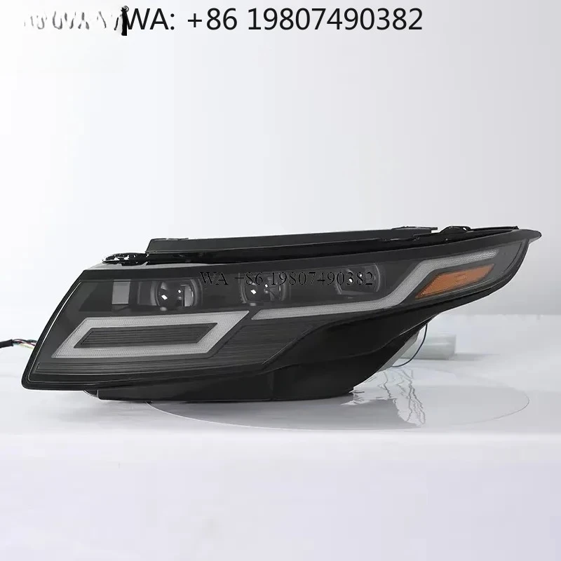 wmwmnu JUSHUN LED Lens Headlights for Range Evoque L538 2012-2018 Upgrade Car Accessories
