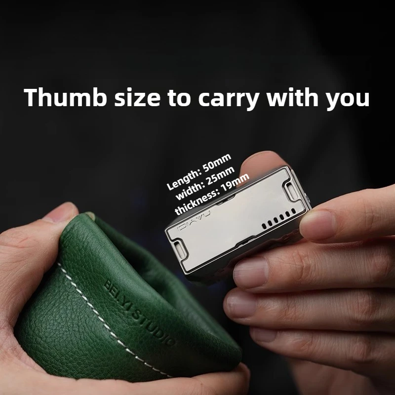 Shaking Core EDC mecánico magnético Metal compuesto dedo empuje tarjeta descompresión tecnología negra juguete de escritorio