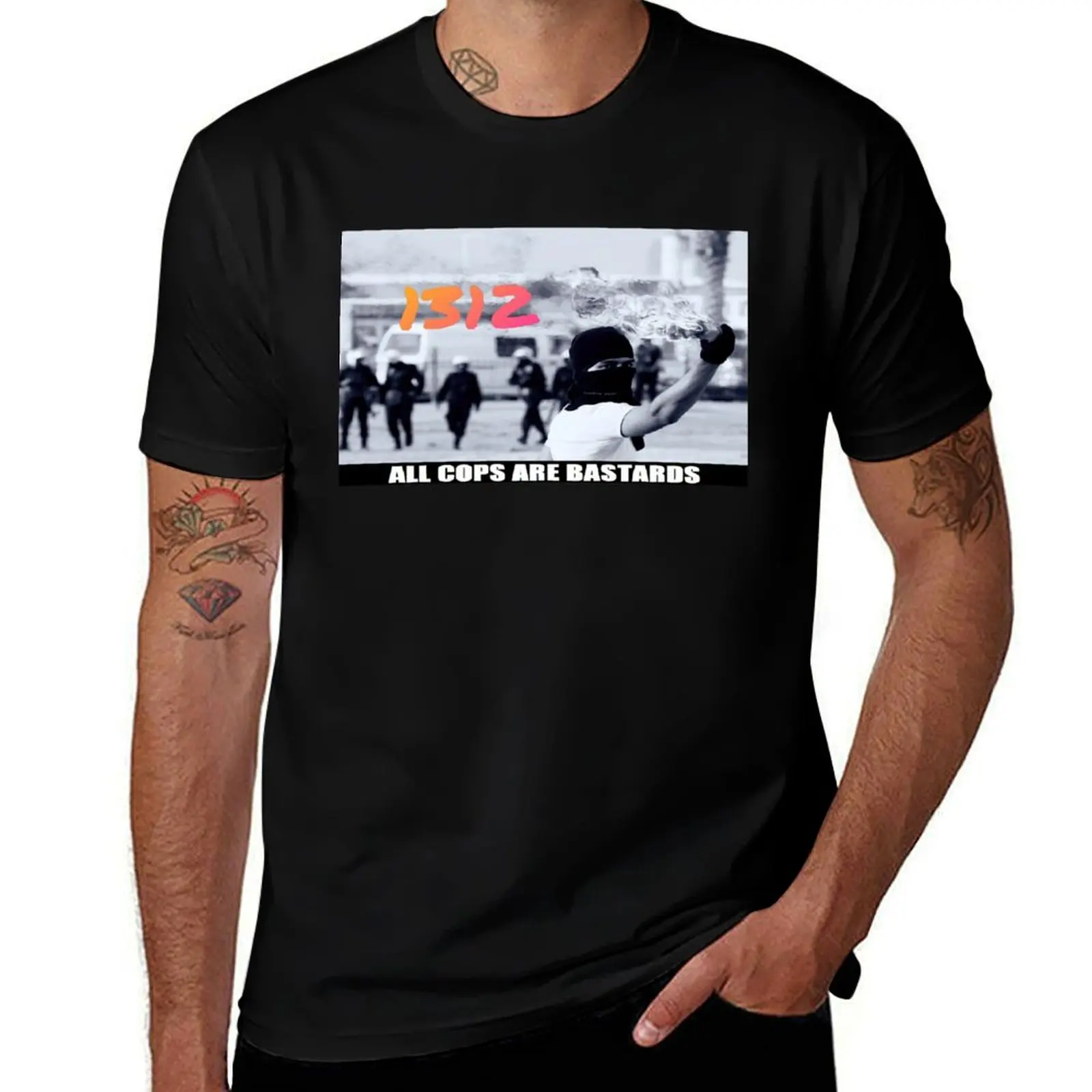 

ACAB-1312 T-Shirt man t shirt designer man t shirts for men casual cotton tshirt 100% T-Shirt