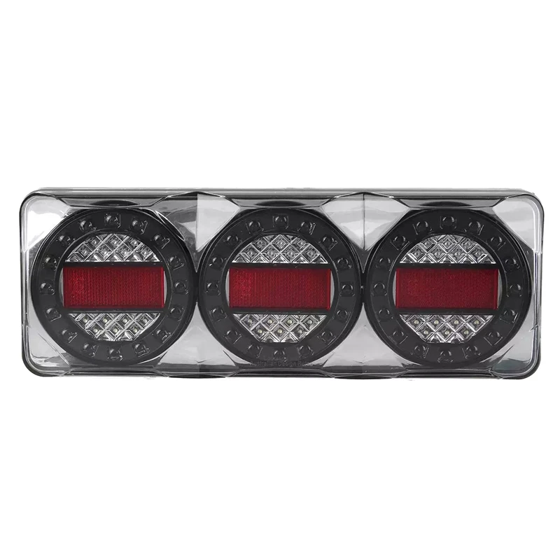 12V Universal Truck Trailer Tail Light LED Waterproof Rear Turn Signal Light Lamp Stop Reverse Taillight