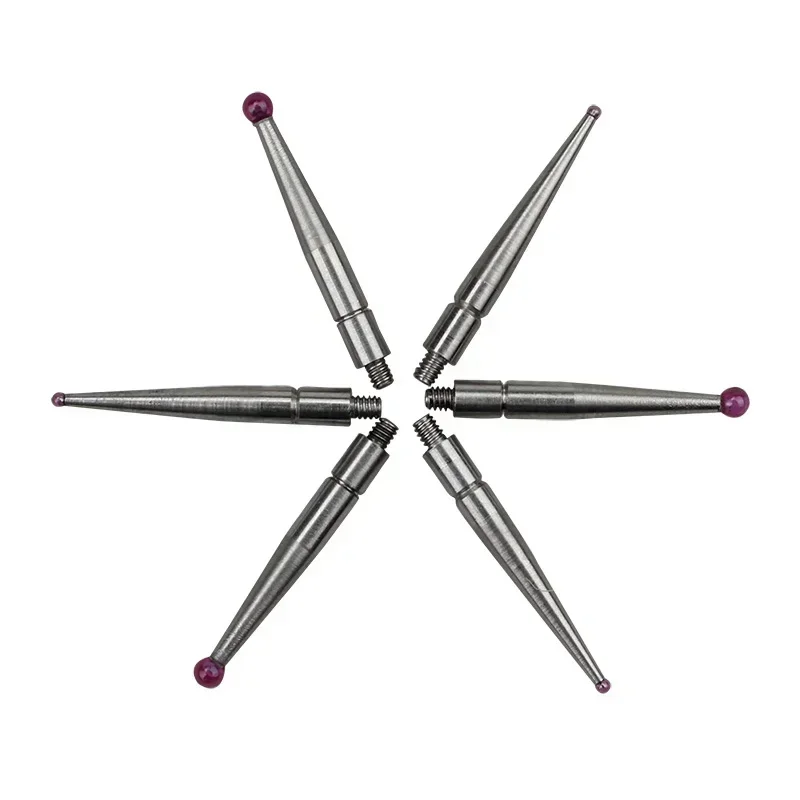 Lever dial indicator head to needle ruby probe dial indicator probe M1.4M1.6  steel probe