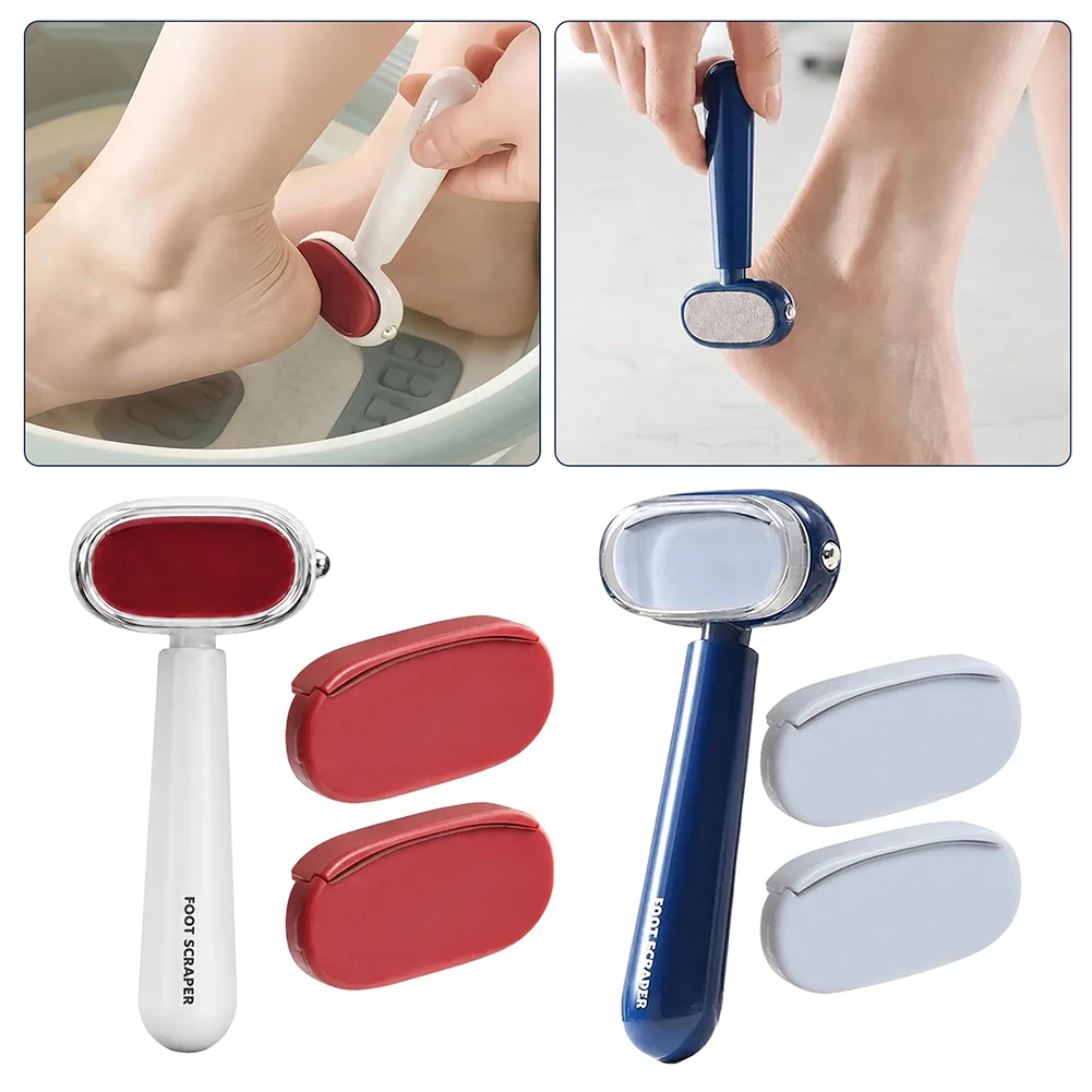 2 In 1 Double-Sided Pedicure File Callus Remover Gentle Exfoliation Pedicure Foot Scrubber Dead Skin Scraper Feet Care Supplies