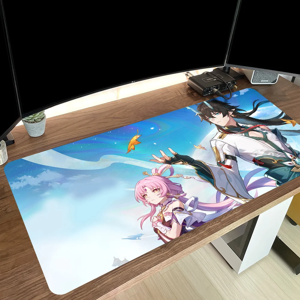 I-Imbibitor Lunae Mousepad Non-slip Suitable For Office Computers Laptops E-sports Game Desk Mats XXL Keyboard