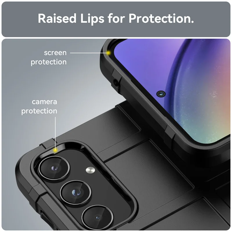 Противоударный прочный чехол из ТПУ для Samsung A56 A36 A26 A16 A06 A15 5G A25 A35 A55 A34 A54 Защитный чехол Funda Coque Capa