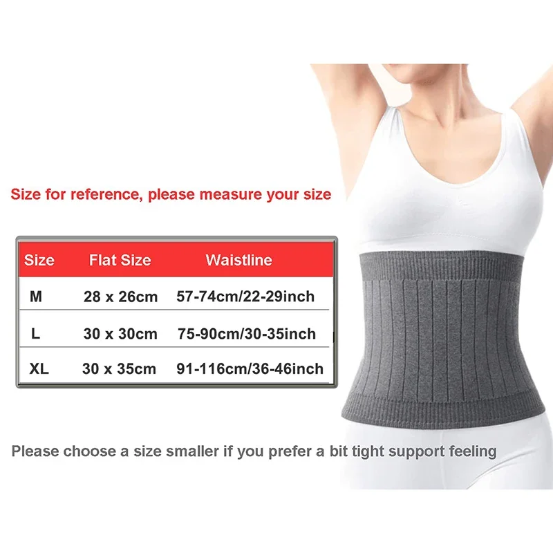 Elastic Cashmere Waist Warmer Soft Abdomen Wrap for Men Women All Seasons Cozy Belly Back Cover Prevent Cold Waist Protector