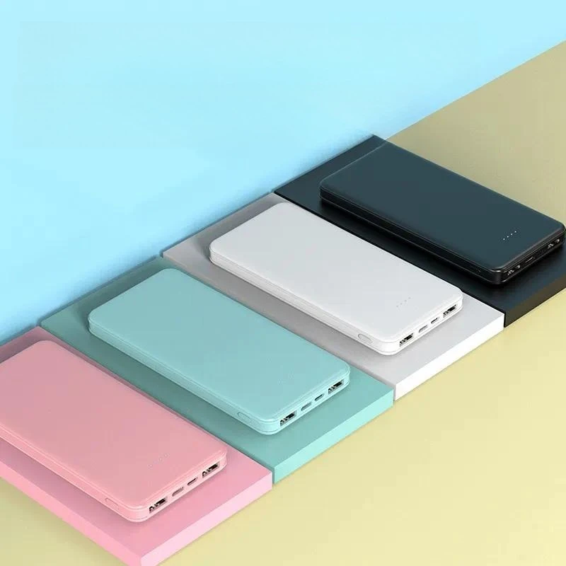 PSE Certified 10000mAh Power Bank Compact Portable Mobile Phone Charger Custom Logo Color Printing
